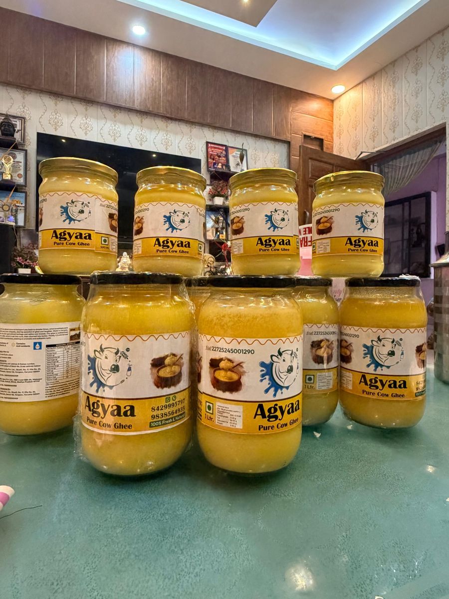 Agyaa Pure Cow Ghee jars
